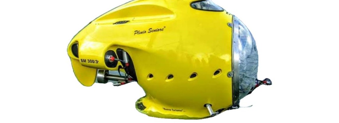 SM300-3 profile, yellow hull and acrylic viewport